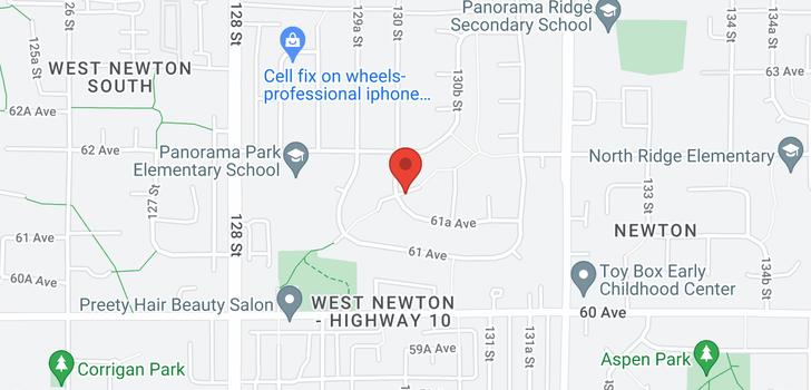 map of 13015 61A AVENUE